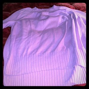 Lavender crew neck
